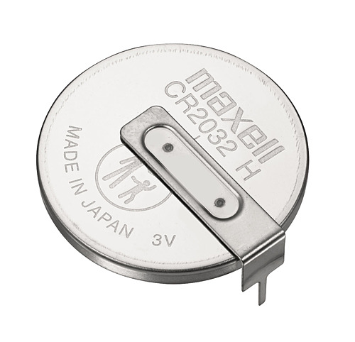 マクセル　コイン形二酸化マンガンリチウム電池「CR」　端子付き　CR2032  T19